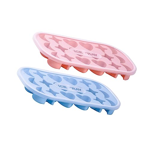 Bandejas para hielo de silicona Zerodeko 2 piezas miniatura 1