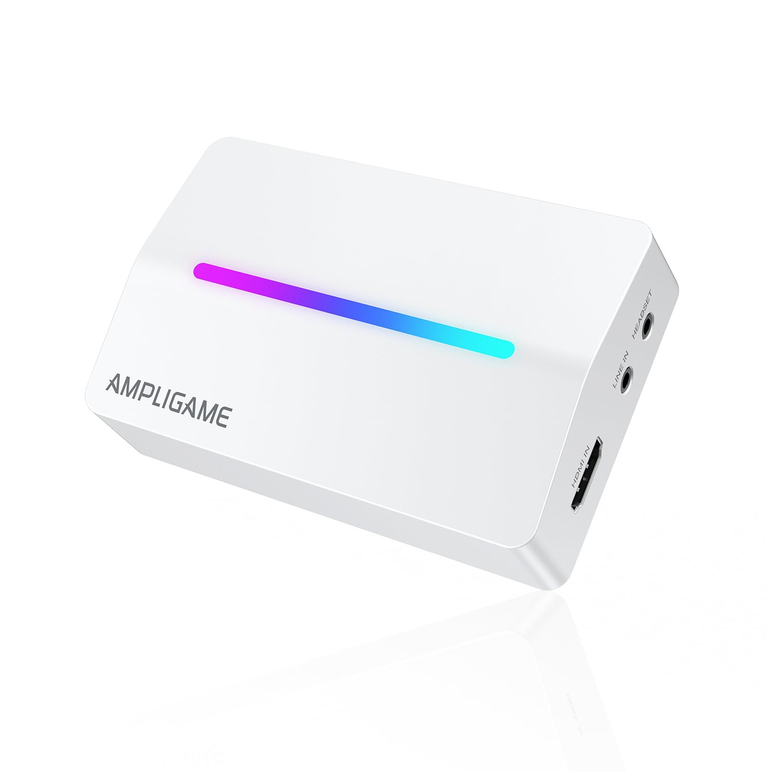 Fifine AmpliGame Gaming Capture Card USB 4K HDMI, 1080P Audio Video Capture Card for OBS Streaming with RGB, HDMI in/Out Compatible for Switch/XBOX/