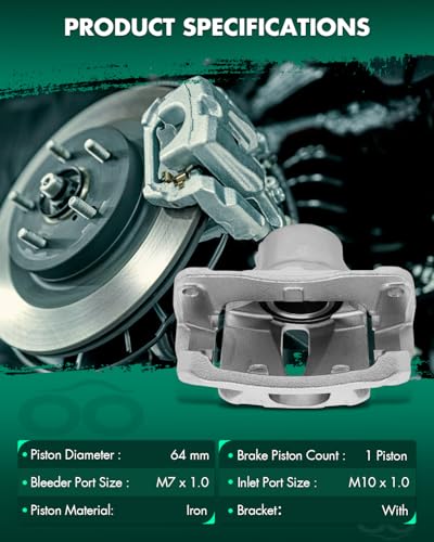 Image of SCITOO Front Left+Right Brake Calipers With Bracket 19B2714 19B2715 Compatible For Toyota Avalon 2005-2007 For Toyota Camry 2005-2006 For Toyota Sienna 2004-2010 For Toyota Solara 2004-2008
