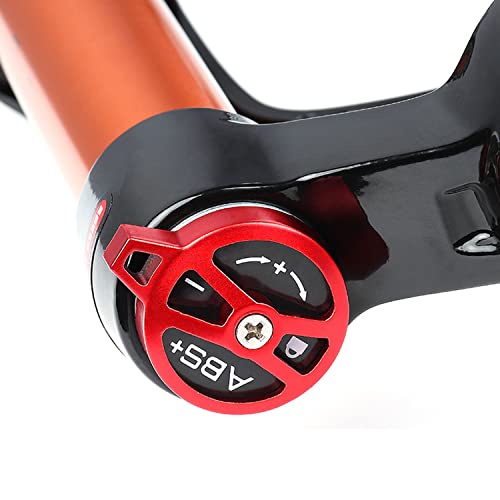 Heyous Bike Fork Lock Cap Bicycle Fork Supension Lock Cover Red Aluminum Shoulder Control Damper Fork Speed Lock Cover Bicycle Accessories #TOP4