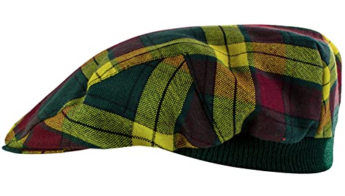 Casquette plate tartan MacMillan de fabrication écossaise authentique
