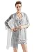 Alivila.Y Fashion Womens Chiffon Scarf Wrap Bridal Wedding Scarves Shawl for Bridesmaid-Grey Chiffon