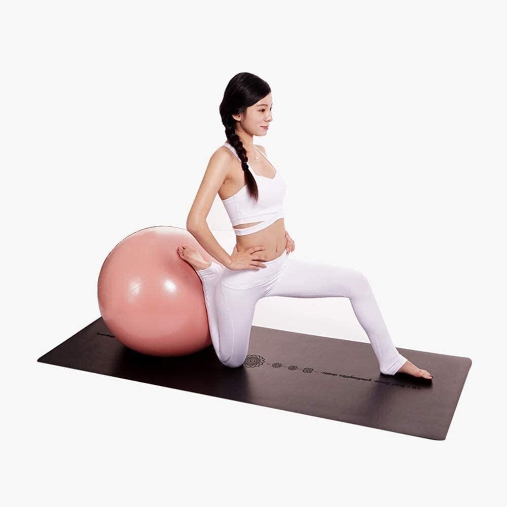 WDX- Palla Fitness Palla Yoga Pilates Esercizio Palla Fitness Palla Consegna con Pompa Ad Aria for L'allenamento 'Equilibrio Fitness Home Office Perdere Peso (Color : Purple, Size : 65cm)