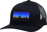 LINDO Trucker Hat - Tree Line Sunset (Black)