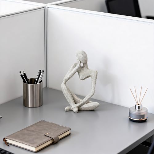 Estatua Decorativa Thinker de Resina Abstracta miniatura 6