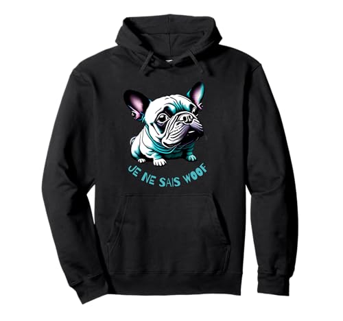 Bulldog Francese Frenchie Amante dei Cani Donna Uomo Bambino Felpa con Cappuccio