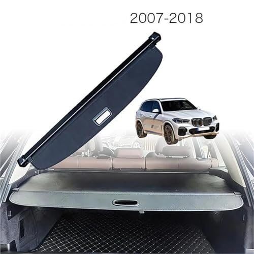 Separador de carga para maletero X5 E70 2007-2018 | Cortina enrollable de cuero 3