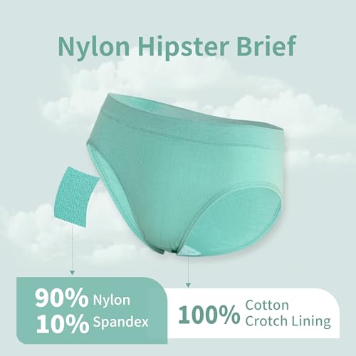 Culotte hipster sans couture noire et pastel - Lot de 4 pièces douces taille L - 4