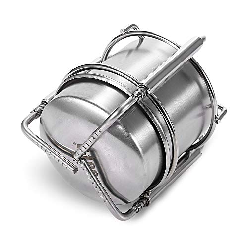 OUT-D Stainless Steel Stove Alcol Fornello Camping...