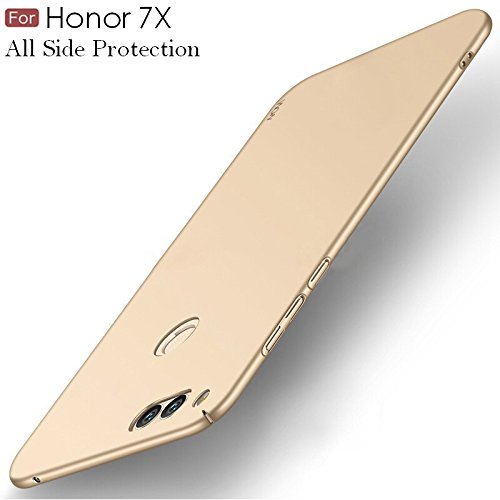 WOW Imagine All Angle Protection 360 Degree Ultra-Slim Lightweight Rubberised Matte Hard Case Back Cover for Huawei Honor 7X