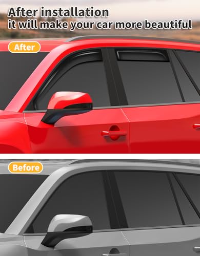 Image of Window Visors Rain Guards for Toyota Grand Highlander 2024-2026