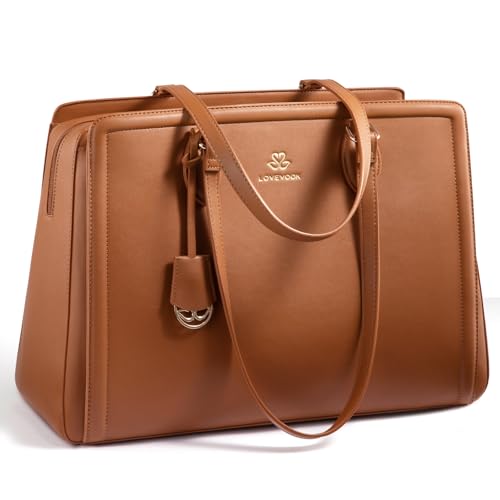 Bolso para laptop para mujer, gran capacidad y resistente al agua miniatura 1