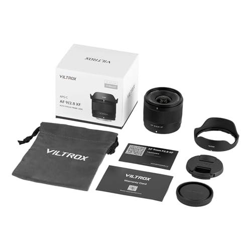Image of VILTROX 9mm F2.8 XF Lens for Fuji, AF 9mm f /2.8 Wide Angle Autofocus APS-C XF Lens Compatible with Fujifilm X-Mount Cameras X-A7 X-E4 X-H1 X-Pro3 X-S10 X-T2 X-T3 X-T4 X-T30 X-H2 X-T5 X-T50