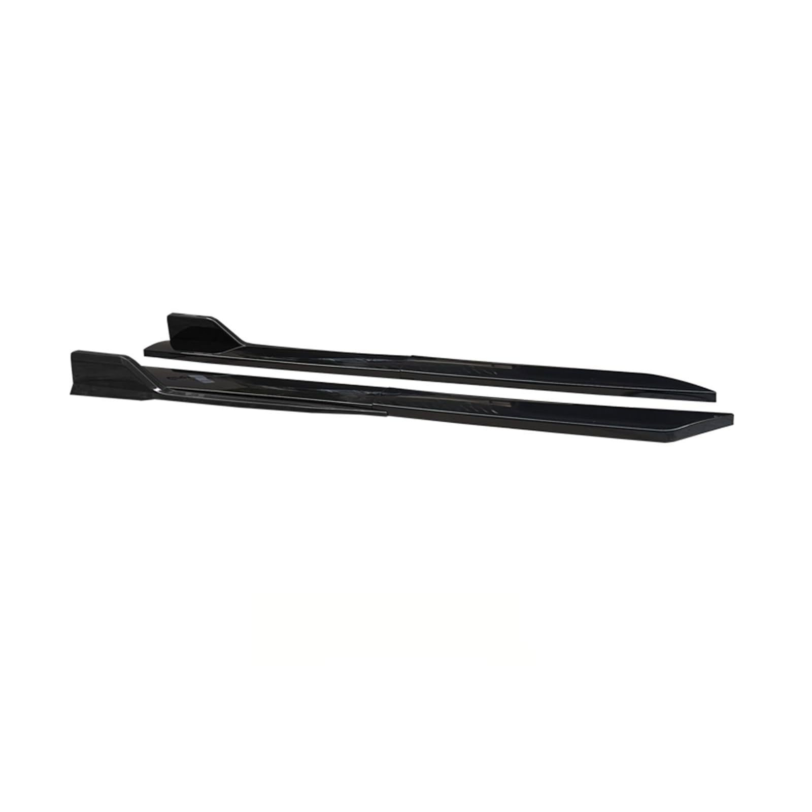 Faldón lateral de coche divisor negro para paneles basculantes automotrices 7