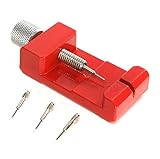 Color: Rojo DaFFeng Herramienta de eliminaci¨®n de reparaci¨®n de ajuste de banda de reloj de metal