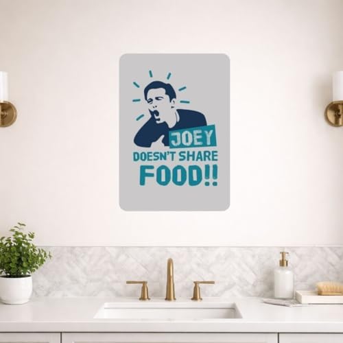 Image of Zesta Bathroom Decor Items Washroom Decor Tin Sign | Aesthetic Posters Wall Poster for Bedroom | Magnetic Cafe Decoration Items /Restaurant Decorations Items | Quirky Home Decor Bar Accent (Friends)