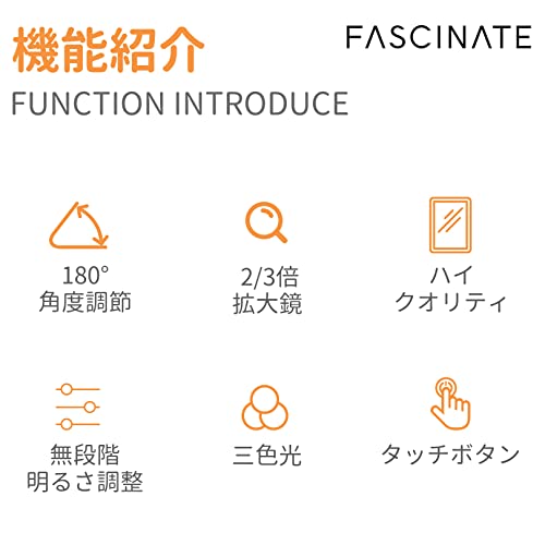 FASCINATE 女優ミラー 卓上ミラー の商品画像 2