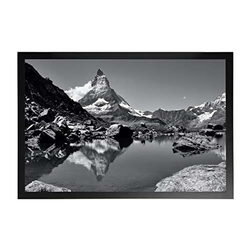 Frameworks 24” X 36” 2-Pack Black Back-Loading Wooden Poster Frame With Classic Edges #TOP7