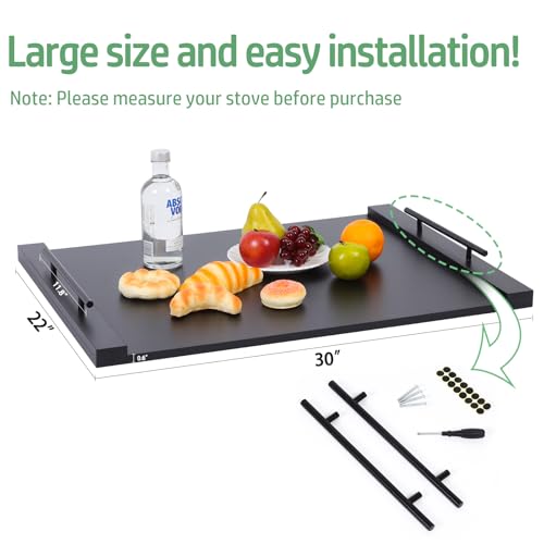 Tabla para cocina con asas extendidas color negro miniatura 2