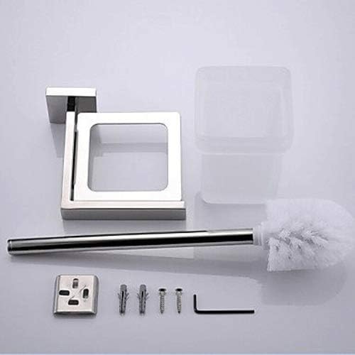 JSEIAJB Toilet Brush and Holder,Rust-Resistant and Stainless Steel Round Bowl Cleaner Set for Bathroom Toilet(Matte Finish Holder) image 4
