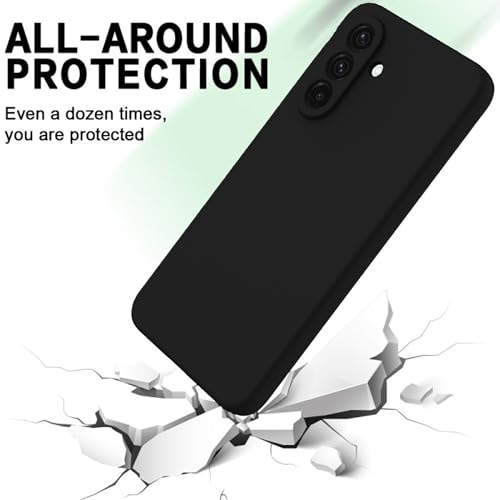 Image of FIRST MART Matte Silicone Back Cover for Samsung Galaxy S26 - Black