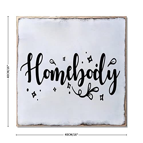 Panneau mural en bois de Noël d'exception Homebody format 40 cm