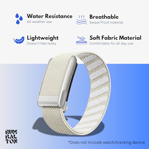 Image of Nylon Wrist Strap for Whoop 5.0 Life /MG Band ECG Compatible Strap - Durable, Adjustable Strap | Breathable, Comfortable Bands for Workout, Sleep (Device Not Included)
