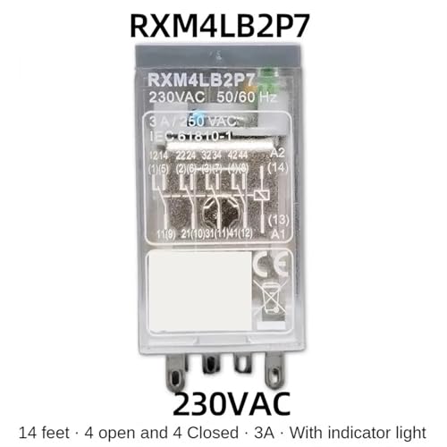 Relais de commande RXM4LB2P7 230VAC avec 14 broches pour tableau électrique - 2