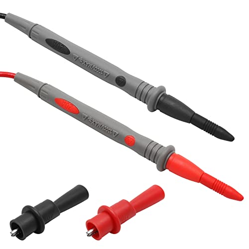 Image of 1000V 20A multimeter Leads, Black and red, Test Wire kit, Voltmeter Wire, Electronic Fixture Tester