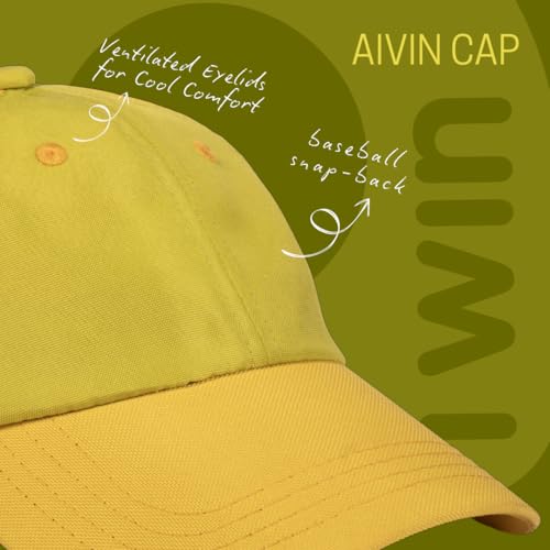 Image of Aivin Flexrush Cap | Water-Resistant Tatron Fabric | Ultra Lightweight | Ventilated Eyelids | Stylish & Breathable | Universal M /L Size