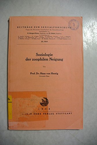 Soziologie der zoophilen Neigung