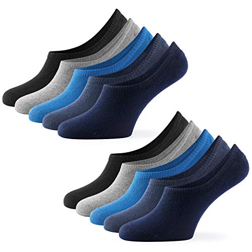 Mat And Vics Socquettes, Confortables, Respirantes, OEKO-TEX 100-35 36 37 38 39 40 41 42 43 44 45 46 unisexe (Lot De 10 Paires, Trend Colors, UK 4-5,5 / Europe 35-38)