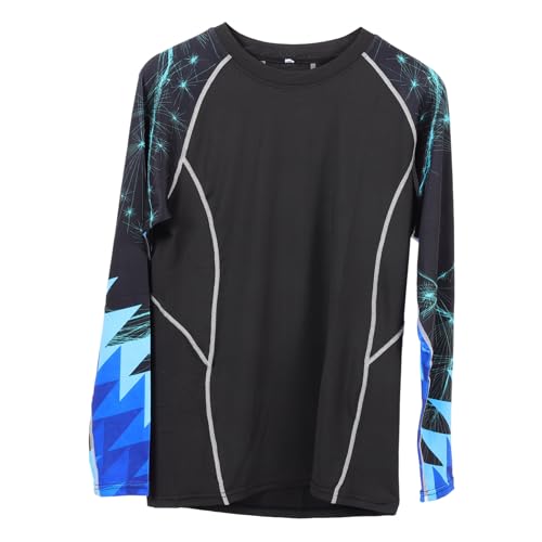 Didiseaon Men's Thermal Compression Shirt Long Sleeve White Workout Compression Clothing for Men