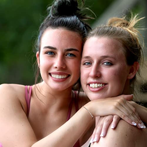 Inspirational Morse Code Bracelets Motivational Encouragement Memorial Unique Gifts String Stainless Steel Friendship Adjustable Silver Bracelets for Women Men Teacher Sister Mom Mama Daughter Aunt Teenager Mothers Day Birthday Christmas Graduation3