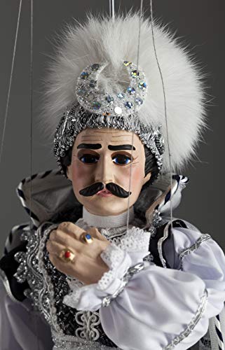 Black Prince Marionette - Czech Handmade String Puppet