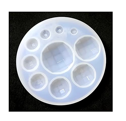 Image of R H LIFESTYLE Mini Dome Semicircle Cabochon Gemstone Pastry Silicone Mold (Stone Cut Mould - Dia 9.5 cm) SM3666