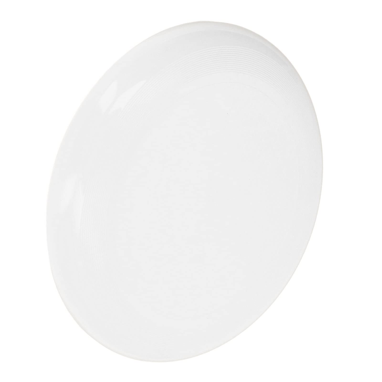 Disque de sport Ultimate - 27 cm - Design aérodynamique durable - Professionnel - Pour gazon - Blanc