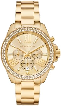 Michael Kors Wren Women's Watch, Stainless Steel and Pavé Crystal Watch for Women