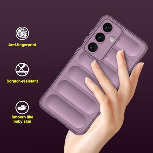 Image of amazon basics Back Case Cover for Samsung Galaxy S24 Plus 5G | Compatible for Samsung Galaxy S24 Plus 5G Back Case Cover | Liquid Silicon Magic Case with Camera Protection | Lavender