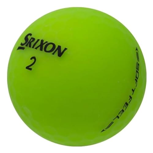 LostGolfBalls - 100 Matte Green Srixon Soft Feel Golf Balls