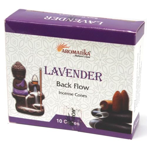 Ancient Wisdom Aromatica Backflow Incense Cones - Lavender