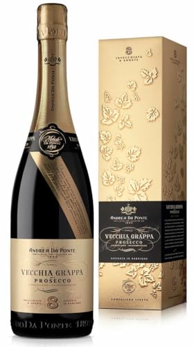 Vecchia Grappa di Prosecco 8 Annate Andrea Da Ponte 70cl 42% vol in astuccio regalo