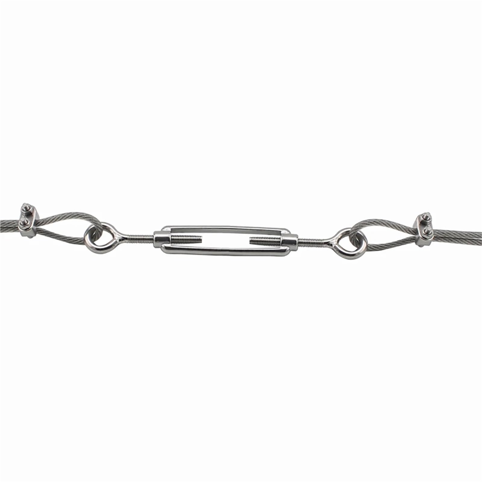 Tendeur Fil De Fer Tendeur de Tension de câble métallique, 3 pièces, M4 M5 M6 M8 M10 M12 M14 304, œil et tendeur d'oeil(M14)