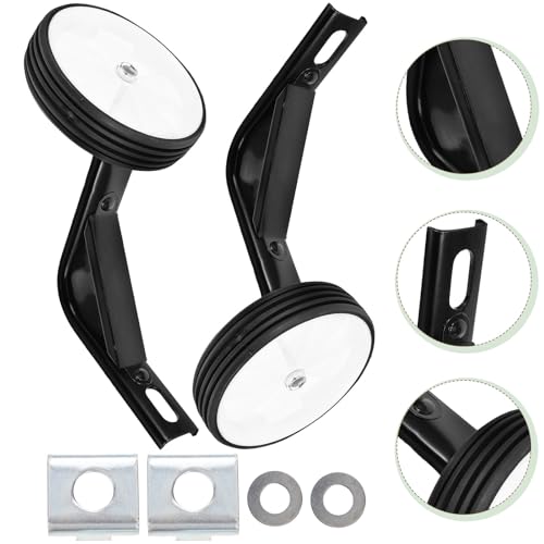 Kichvoe Ruedas de Entrenamiento para Bicicletas 12-16 Pulgadas Blancas Kit de Estabilizadores Auxiliares para Bicicleta para Práctica de Manejo miniatura 7