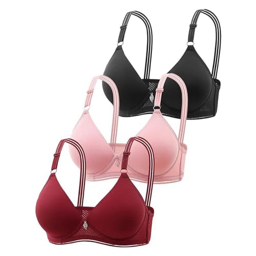Ofertas Flash del Dia Premium Sujetador Sin Aros C Sujetadores Sin Relleno con Aros Sujetador Invisible Push Up Sujetadores+Que+Se+Abrochan+por+Delante Sales Today Clearance Prime Only
