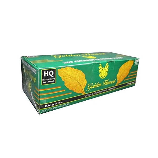 Golden Harvest Cigarette Filter Tubes Menthol King Size(5 Boxes