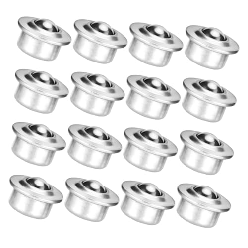 COSMEVIVI Stainless Rollerball Bearings 16pc Heavy Duty Castor Wheels Ball Bearing Transfer