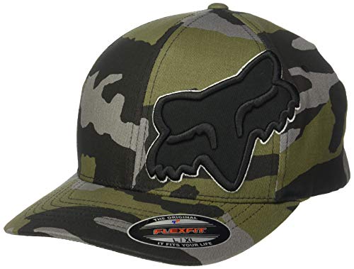 Fox Racing Men s Standard EPISCOPE Flexfit HAT, Camo, L XL