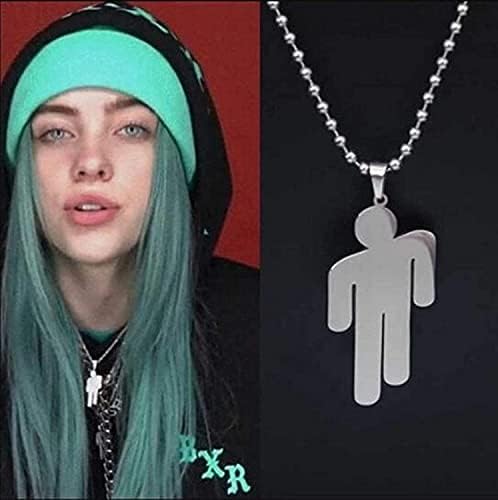 AOLIAY Stainless Steel Pendant Necklace,Villain Necklace, Stainless Steel Couple Pendant Necklace 1PC