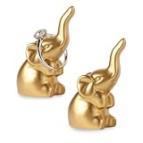Figuras de Elefante Decorativas en Oro, Regalos Originales para Hombres y Amantes de la Decoración